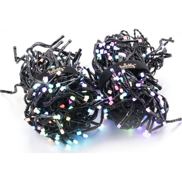 Smart LED гірлянда Twinkly Cluster RGB Gen II (TWC400STP-BEU) 400LED, 6м, BT+WiFi