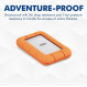 Накопичувач зовнiшнiй SSD 1TB LaCie Rugged Orange (STND1000400)